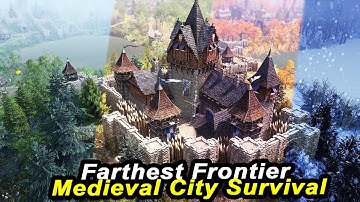 Building a Medieval MEGACITY in Farthest Frontier V1.0 FULL RELEASE | Longplay Lets Play Citybuilder