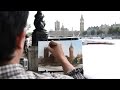 Tango Music inspired this Japanese artist while Drawing this beautiful painting of Big Ben