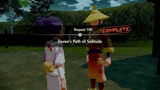 Request 109 Eevee's Path of Solitude - Pokemon Legends Arceus Walkthrough