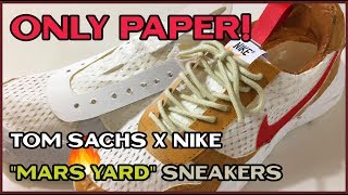 [USING ONLY PAPER!] Tom Sachs X Nike "Mars Yard" by Yuu Sunika