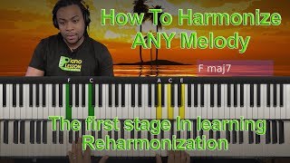 Harmonizing Any Melody On Piano Made Easy!