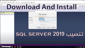 Sql server 2019 تحميل وتنصيب