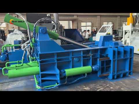Iron Shavings Press Baler - 160 Ton Horizontal Metal Baling Machine