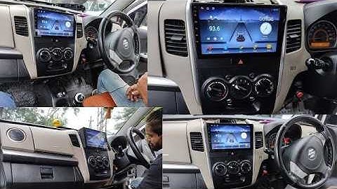2017 WagonR upgrade with android stereo +4 pioneer speaker tauto security system installation
