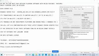 FAKE BITCOIN FLASHING SOFTWARE PRO UPDATED 30 SEP 2021 screenshot 3
