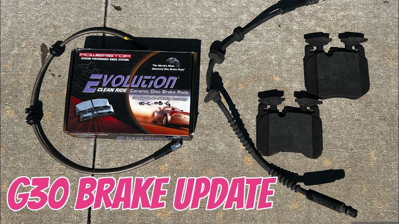 BMW F10 535i G30 Brake Update and Brake Pad Replacement YouTube