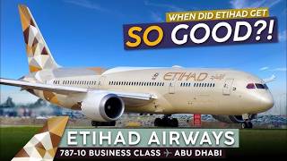 Etihad Airways Business Class | Boeing 787 Bali to Abu Dhabi (full flight experience) screenshot 1