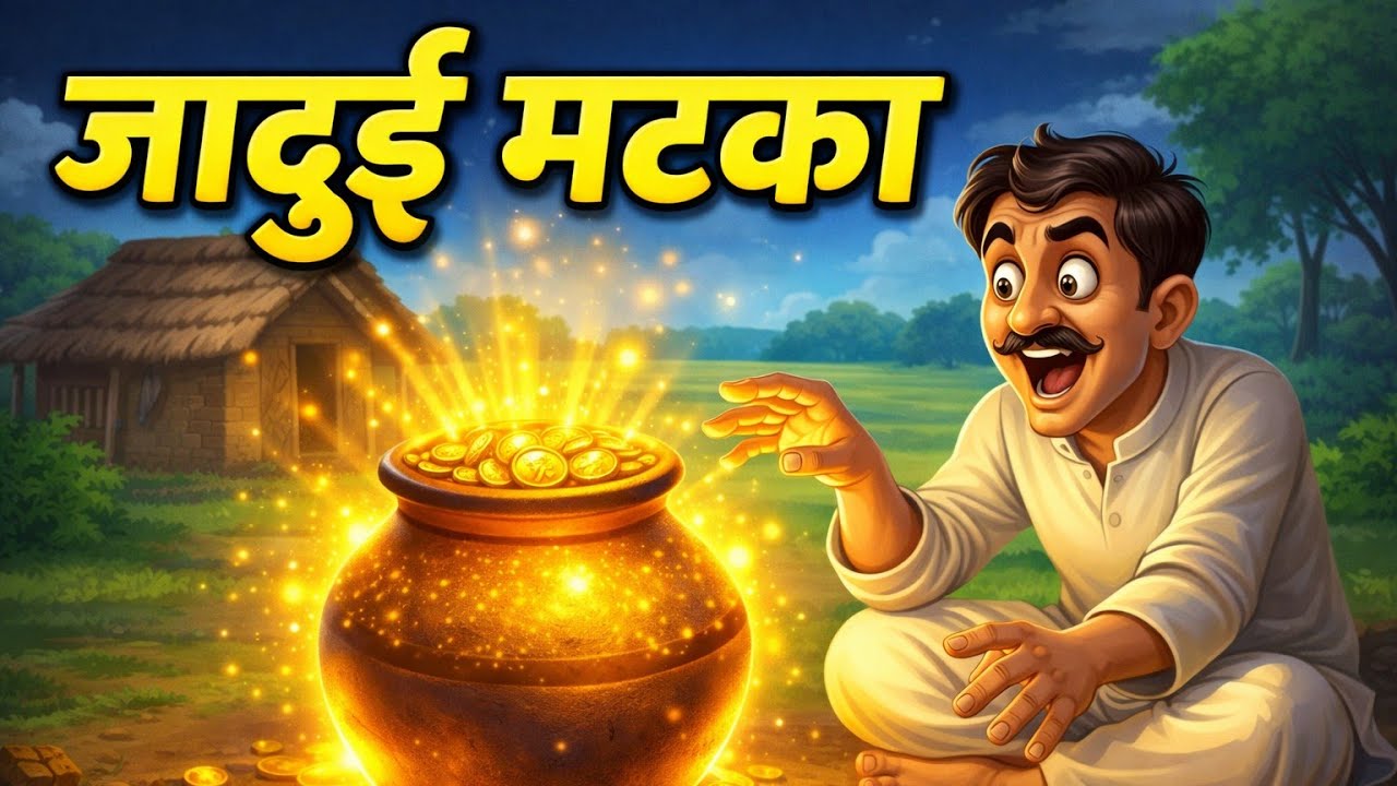 जादुई मटका |  jadui matka in village | moral story in hindi | Seedhi Kahaniyan