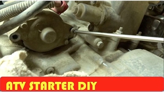 ATV How to Remove Starter DIY Arctic Cat 650H1
