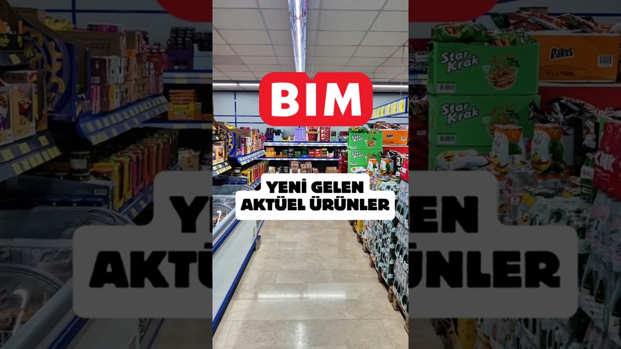 📢BİM BU ÜRÜNLER YENİ GELDİ📢 