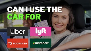 Can I Use the Rental Car for Uber, Lyft & DoorDash? | Rapid Car Leasing