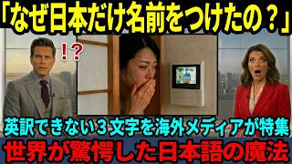 【海外の反応】「コレに名前をつけたのは日本だけ!!」海外メディアが特集した「たった3文字」の日本語 世界中が驚愕!!