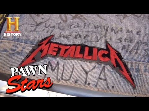 Pawn Stars: '80S Metallica Signed Memorabilia | History