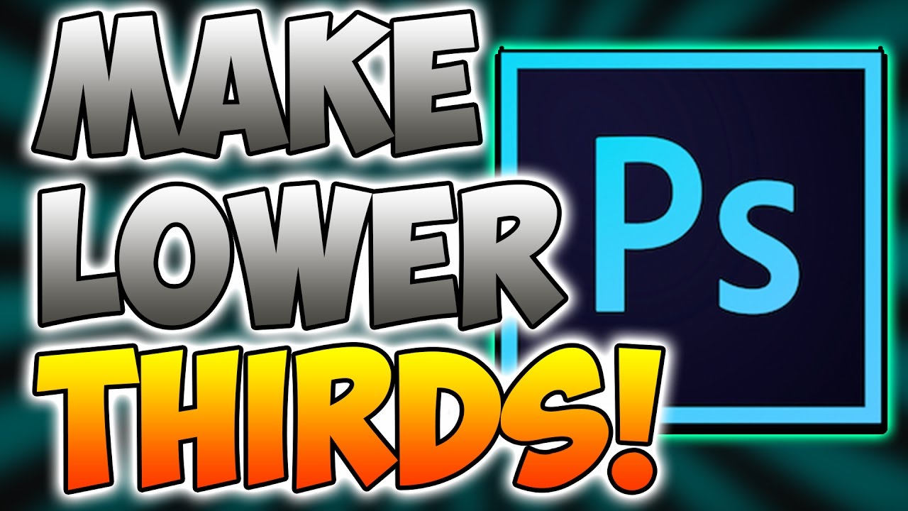 HOW TO MAKE LOWER THIRDS/MOVING ANNOTATIONS IN PHOTOSHOP (TUTORIAL)