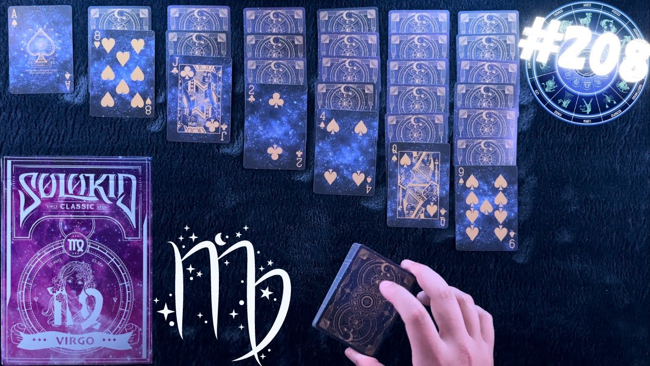 ASMR Solitaire 208 The Virgo Zodiac Deck Horoscope & Astrology Sign