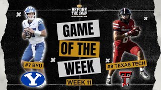 How No. 7 BYU vs. No. 8 Texas Tech could impact the CFP and Big 12 title races
