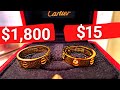 CARTIER LOVE RING DUPE VS AUTHENTIC | Amazon Dupe