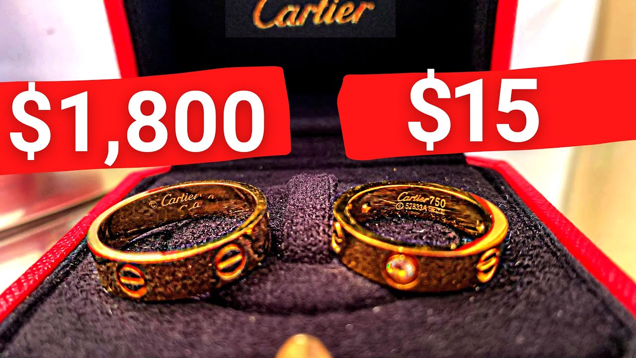 cartier ring dupe