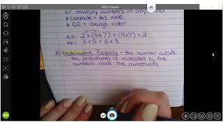 RV 3 – Number Properties GUIDED NOTES