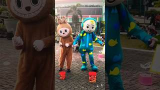 Badut Labubu with cocomelon dance 🐹