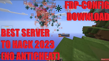 BEST SERVER TO SWINDLE | NO ANTICHEAT | SERVER WITH FREE CLIENT | FDP CONFIG DOWNLOAD