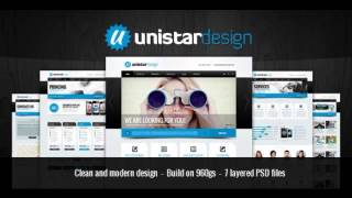 Preview Unistar Design - PSD Template Corporate