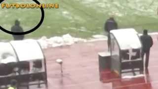 Simuló El Técnico Del Cska Haber Quedado Ko Por Una Bola De Nieve?