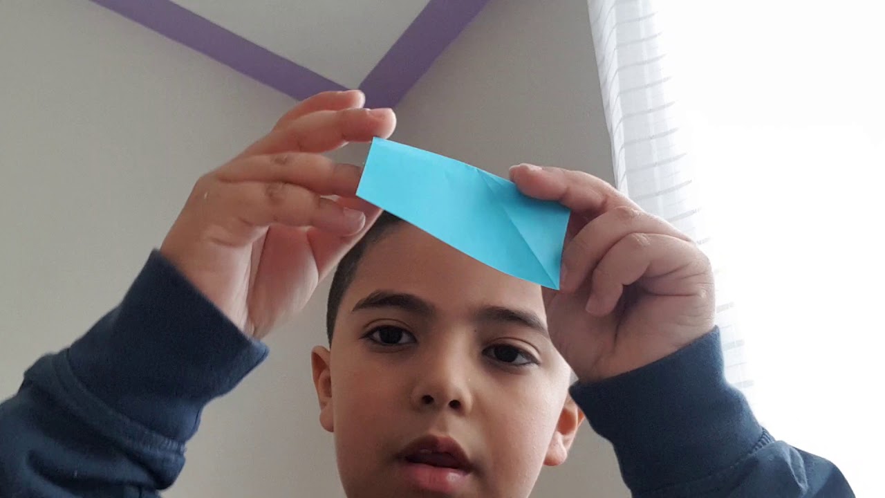 Cómo hacer una mantarraya de papel fácil - YouTube