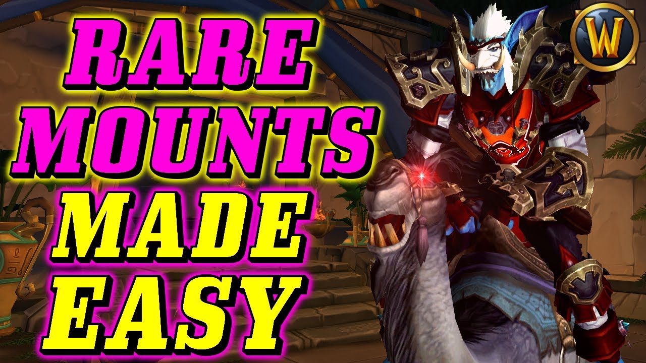 Farming Rare Spawn Mounts (How to use Class Trials to Farm Rares) YouTube