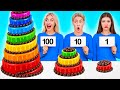 100個重ねフードチャレンジ | 素晴らしい料理レシピ Multi DO Joy