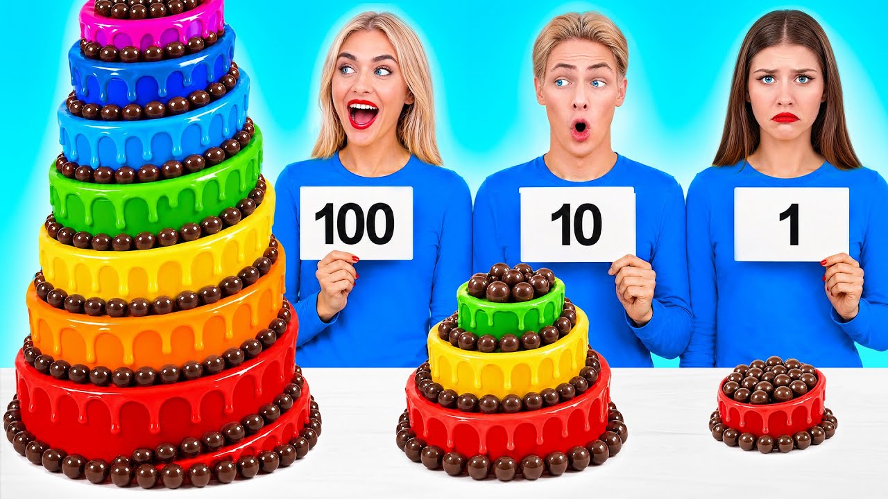 100個重ねフードチャレンジ | 素晴らしい料理レシピ Multi DO Joy