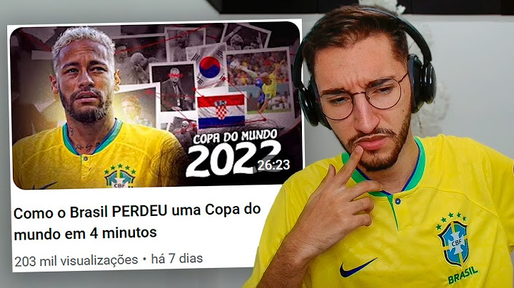 Como o Brasil PERDEU uma Copa do mundo em 4 minutos