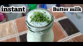 Masala Butter Milk. Quick & Instant Masala Butter Milk | MASALA CHASS