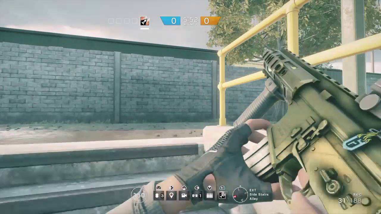 Flying Glitch on Hereford Base on Rainbow six siege