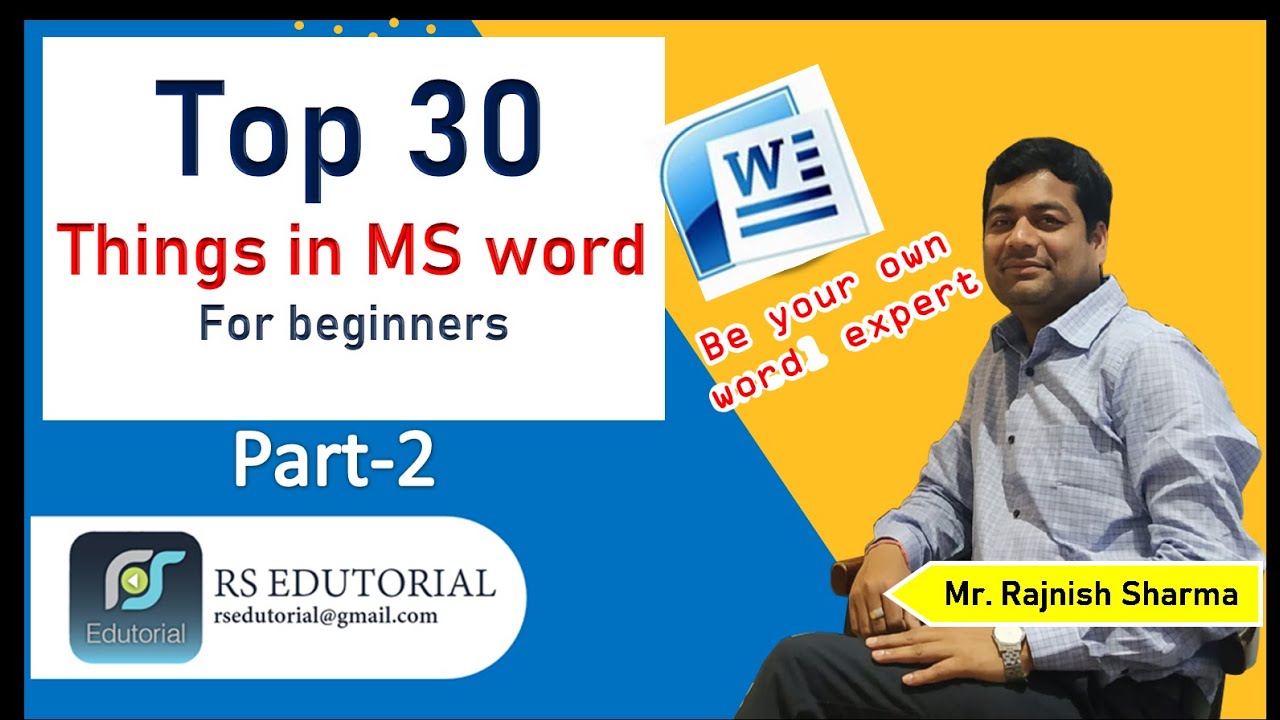 Most 30 useful tricks in MS word | MS Word Tutorial for beginners Part ...