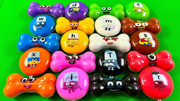 Numberblocks & Alphablocks - Looking CLAY with Bone & Oblate Coloring! ASMR