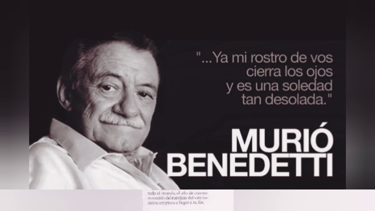Mini biografía Mario Benedetti YouTube