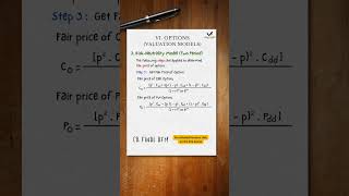Risk Neutrality Model (Two Period) | CA Final AFM Derivatives Revision