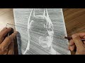 Drawing Badman with a ruler