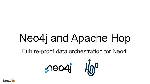 Apache Hop - visual, scalable, and manageable data loading to and from Neo4j