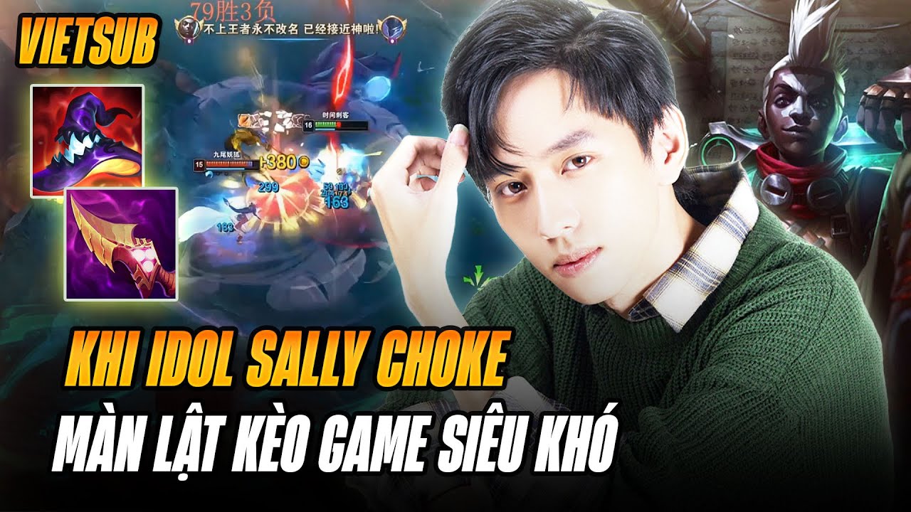 (Vietsub) Khi Idol Sally Choke Lòi Vào Vai Rank Thấp Quá Sâu Xử Lý Ekko Lật Kèo Game Khó
