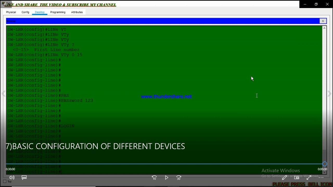 5)BASIC CONFIGURATION OF DEVICES P2 - YouTube