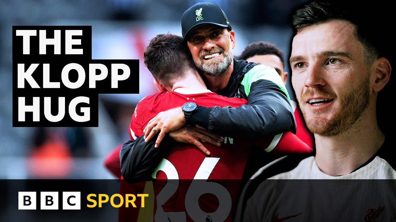 'Like a dad hugging his son' - Alisson & Robertson on Klopp | BBC Sport