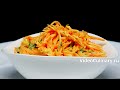 ОЧЕНЬ БЫСТРО, ОООчень ВКУСНО!!! Простой морковный салат с зеленым луком - Рецепт Бабушки Эммы!