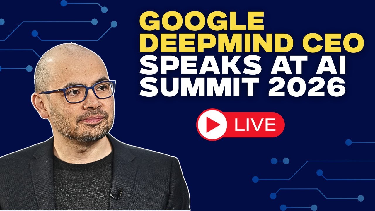 WATCH LIVE: Google DeepMind CEO Demis Hassabis speaks at India AI ...