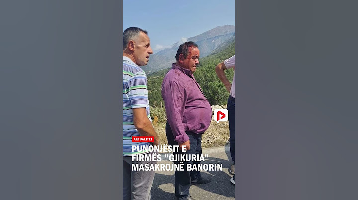 I kapi duke gërmuar në tokën e tij, punonjësit e firmës "Gjikuria" masakrojnë banorin