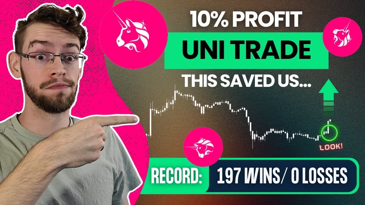 This SAVED Our Trade! | Uniswap 10% Profit Trade Analysis