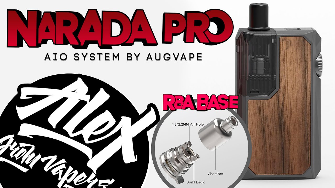 ДОСТОИН ВНИМАНИЯ - Augvape Narada Pro + RBA Base  l Alex VapersMD review 🚭🔞