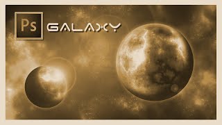 How to make a space Background with Adobe Photoshop