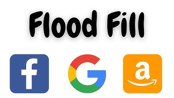 flood fill leetcode | flood fill leetcode python | flood fill python solution | Interview question
